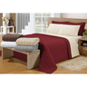 Cobre Leito Soft King 3pçs:Vinho - 1
