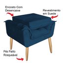 Ver imagem 7 de Poltrona Opala para Amamentação Decorativa Tecido Suede Para, Quarto,sala de Estar, Recepção Pés Pal