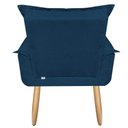 Ver imagem 5 de Poltrona Opala para Amamentação Decorativa Tecido Suede Para, Quarto,sala de Estar, Recepção Pés Pal