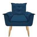 Ver imagem 3 de Poltrona Opala para Amamentação Decorativa Tecido Suede Para, Quarto,sala de Estar, Recepção Pés Pal