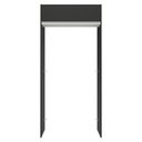 Ver imagem 6 de Porta-Geladeira 103 cm 1 Porta Basculante Preto/Branco/Preto Glamy Madesa Preto/Branco/Preto