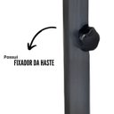 Ver imagem 6 de Ombrelone Lateral de Luxo Guarda Sol Cobertura 3 Metros em Aluminio Azul Importway Mais Bonito que M
