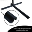 Ver imagem 5 de Ombrelone Lateral de Luxo Guarda Sol Cobertura 3 Metros em Aluminio Azul Importway Mais Bonito que M