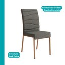Ver imagem 6 de Conjunto Sala de Jantar 6 Cadeiras Humor Carraro Petra Rosê