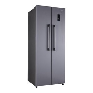 Geladeira Refrigerador Hq Frost Free Side By Side 460 Litros Cinza Hq-460sbsff 220v