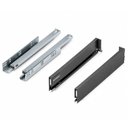 Ver imagem 3 de Gaveta Metálica Baixa Higold Slim Serie m 89x450mm 35kg Cinza Soft Close 01 Kit