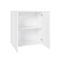 Ver imagem 7 de Mesa para Escritório com Balcão e Armário Aéreo Office 2 Portas MDP 170cm Branco F5 Office