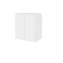 Ver mais imagens de Mesa para Escritório com Balcão e Armário Aéreo Office 2 Portas MDP 170cm Branco F5 Office