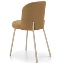 Ver imagem 7 de Kit 03 Cadeiras para Sala de Jantar Cozinha Estofada Gavi Arena L02 Bouclê Mostarda - Lyam Decor
