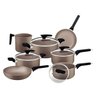 Jogo Panelas Tramontina Alumínio Milazzo 7 Peças Conjunto:amêndoa - 1
