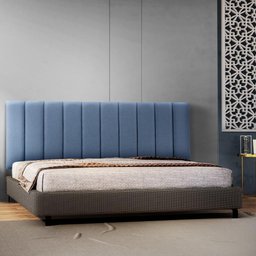 Cabeceira Cama Queen Completa Conjunto Placa Modulada Adesiva Mdf Estofada Quarto Azul Escuro - 1 Cabeceira Cama Queen Completa Conjunto Placa Modulada Adesiva Mdf Estofada Quarto Azul Escuro - 1