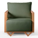 Ver imagem 4 de Poltrona para Sala de Estar Madeira Maciça Palha Rattan Arthur
