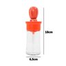 Dispenser Óleo Azeite - com Escova de Silicone 180ml:salmão - 6