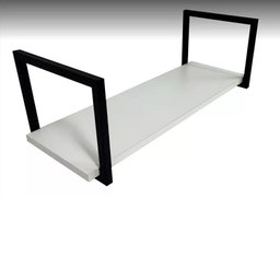 Prateleira Estilo Industrial 70 Cm + 2 Suportes 20x20 Cm - 1