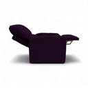 Ver imagem 4 de Poltrona Reclinável Sofia Veludo Roxo Púrpura com Porta Copos Loja Sheep