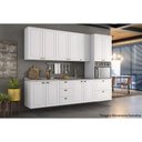 Ver mais imagens de Balcão de Cozinha Modulado Americana C/ 2 Portas S/ Tampo Branco - Henn