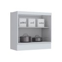 Ver imagem 4 de Balcão de Cozinha Modulado Americana C/ 2 Portas S/ Tampo Branco - Henn