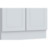 Balcão de Cozinha Modulado Americana C/ 2 Portas S/ Tampo Branco - Henn - 7