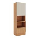 Ver imagem 3 de Torre Quente Planejada 2 Portas 1 Gaveta 70cm Aroeira CabeCasa MadeiraOriginals Marrom/Cinza Sereno/Cedro