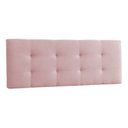 Ver imagem 6 de Canto Alemão Recamier Bau + Painel Madri 140cm Suede Rose - Inova Decor