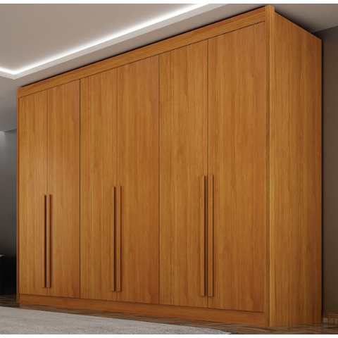 Guarda Roupa Diamante Gold 6 Pts Cinamomo - Leifer