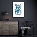 Ver imagem 2 de Quadro Decorativo Orixá Ogum - 60x48cm:madeira Branca
