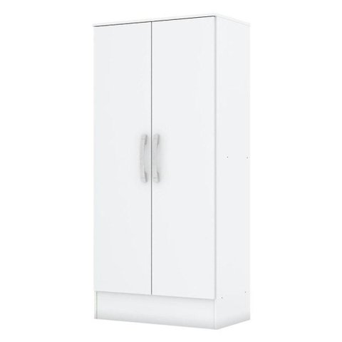 Armário Multiuso 2 Portas Zafira Branco - Briz Móveis