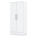 Ver imagem 1 de Armário Multiuso 2 Portas Zafira Branco - Briz Móveis