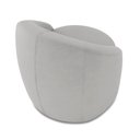 Ver imagem 7 de Poltrona Decorativa Orgânica Giratória Lua Suede Cinza D03 - D'Rossi