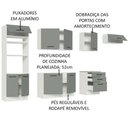 Ver imagem 5 de Cozinha Completa 330001 Com Armário E Balcão Branco/Cinza
