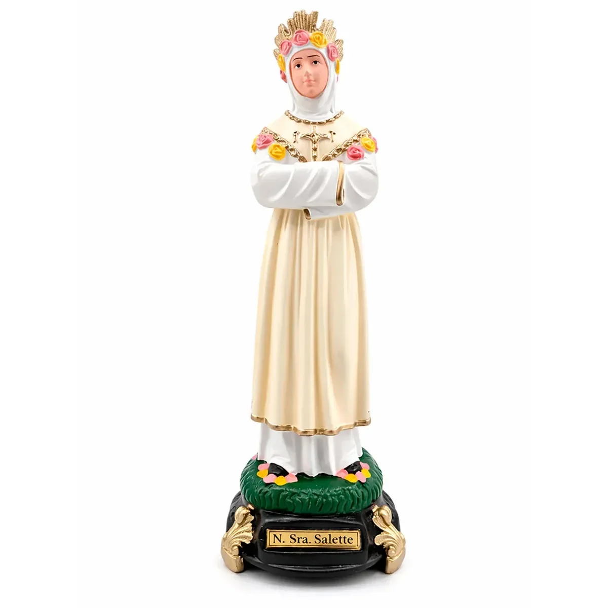 Imagem de Nossa Senhora de La Salete de Borracha Inquebrável - 40 cm