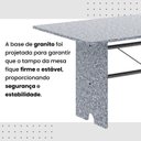 Ver mais imagens de Conjunto Sala de Jantar 8 Cadeiras Lara Prata/Preto