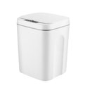 Ver imagem 1 de Lixeira Inteligente 16 Litros com Sensor Automatico Touch Recarregavel Cozinha Banheiro Branco