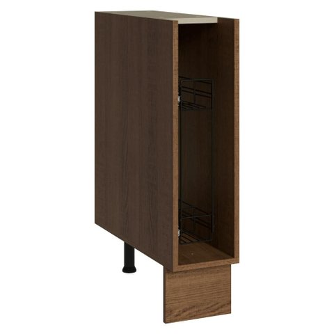 Balcão Porta-Temperos 20 cm (sem Tampo) para Cozinhas Rustic Madesa