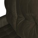 Ver mais imagens de Sofá Cama Casal Reclinável Drika - Veludo Turkey Chocolate