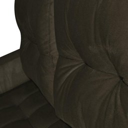 Sofá Cama Casal Reclinável Drika - Veludo Turkey Chocolate - 8