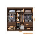 Ver imagem 4 de Guarda-roupa 6 Portas Gramado Valverde Móveis Canion