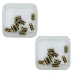 Rosca Postiça Bucha Roscada - M6x1,0 - M8x1,25 - 20 Peças - 2