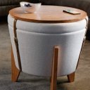 Ver imagem 3 de Puff Flex 70 Neew House Linho Claro