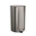 Ver imagem 1 de Lixeira Redonda com Pedal Deca 8l Inox - Deca Deca Metais