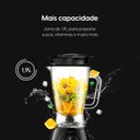 Ver imagem 2 de Liquidificador Elgin Easy Blend 1,9L 600W 2 Velocidades e Pulsar Jarra San Cristal 127V