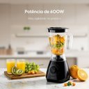 Ver imagem 3 de Liquidificador Elgin Easy Blend 1,9L 600W 2 Velocidades e Pulsar Jarra San Cristal 127V