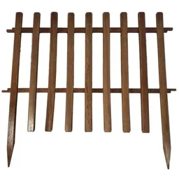 Cerca de Madeira Eucalipto para Proteger Grama 75x100cm - 2