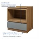 Ver imagem 4 de Balcão Forno 1 Gaveta com Rodapé 70cm 100% MDF Rainha Verde/Nature