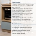 Ver imagem 7 de Balcão Forno 1 Gaveta com Rodapé 70cm 100% MDF Rainha Verde/Nature