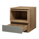 Ver mais imagens de Balcão Forno 1 Gaveta com Rodapé 70cm 100% MDF Rainha Verde/Nature