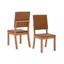 Ver imagem 6 de Conjunto: Mesa Sala Jantar Lins C/ Tampo Madeirado C/ Vidro Curvo 120x80cm e 4 Cadeiras Milla Plus