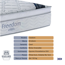 Ver imagem 3 de Colchão King Size Freedom Molas Ensacadas Visco D33 Ortobom