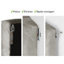 Ver imagem 4 de Cabeceira Box Casal Paris 1.40 Suede Areia - Areia