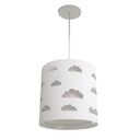 Ver imagem 1 de Pendente Nuvens Duplo Infantil Bivolt Tom Luz Iluminação SKU 4182